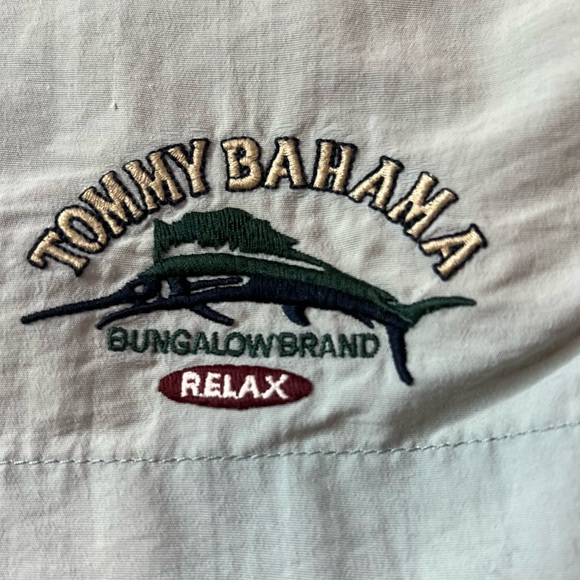 Tommy Bahama Light Green/Grey Swim Shorts Men's Size Large - Picture 4 of 13